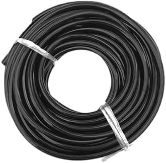 Garden Irrigation 50m Watering Tubing Hose Pipe 1/4 inch Adjustable Sprayer Nozzles Suits Garden Water Cooling Spray Sprinkler Nozzle Suit Drip Irrigation (50m Water Pipe)