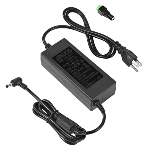 36V 4A Power Supply Adapter 100-240V AC to DC 144W Power Transformer 5.5mm x 2.5mm/2.1mm DC Output Jack 36V Volt AC Power Supply for LED Lights LED Driver CCTV Security System Inkjet Printer