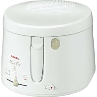 Tefal FF1078 Maxi Fry Fryer Cool Wall Technology | Up to 1.2 kg Capacity | Folding Handle | Compact Size | Adjustable Thermostat from 150°C to 190°C | Black