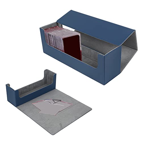 Sparklenut Premium Magnetic AufbewahrungsBox, Trading Card Haltebox Für 400+ Karten Für Magic Cards, Sammel Karten (Dunkelblau) Cover