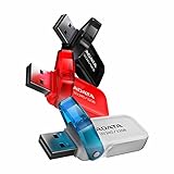 ADATA UV240 Easy-Flip USB Flash Drive 16GB 3 Color Pak (AUV240-16G-3PAK)