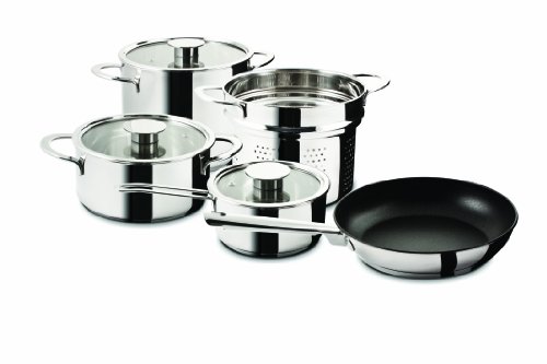 MEPRA 30150004 Gourmet 4-Piece Everyday Cookware Set, Silver, Medium   MEPRA 30150004 Gourmet 4-Piece Everyday Cookware Set, Silver, Medium