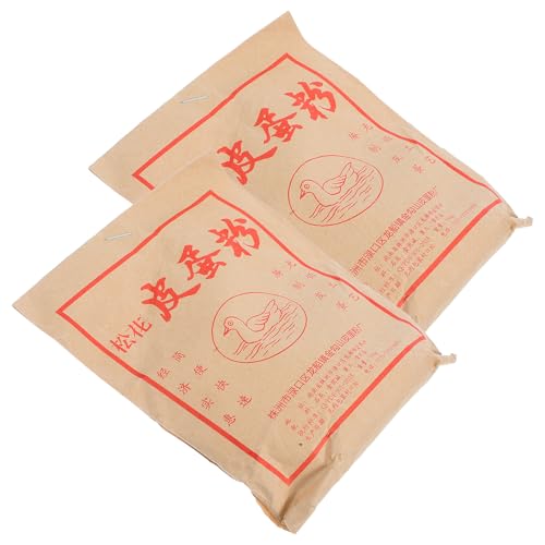 Healeved Poudre D'œufs Conservés pour Œufs de Cent Ans 140 G X 2 Sachets, Poudre à Marinade D'œufs de Canard, Poule et Caille, Recette Maison Traditionnelle Cuisine Chinoise Artisanale