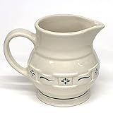 Longaberger Pottery Woven Traditions Heritage Green, Creamer