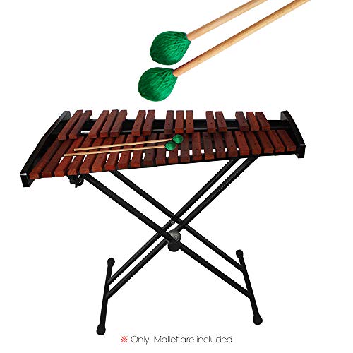 VOOCHIE Malha Marimba Vara Xilofone Malho Glockensplel com Faia Lidar Com Kit de Percussão Acessório