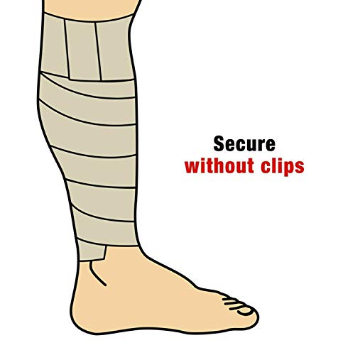 Ace 2 Inch Elastic Bandage With Hook Closure, Beige, No Clips, Great For Wrist, Foot And More, 2 Count #TOP3