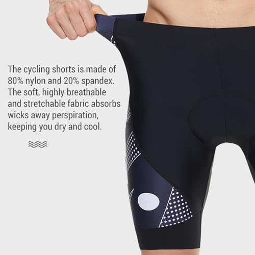 Calzas ciclismo hombre 4D acolchadas transp. miniatura 7