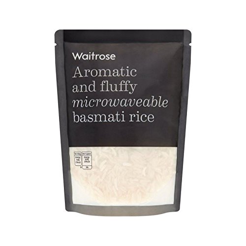 Arroz Basmati Waitrose para microondas 8.82 oz - Paquete de 4