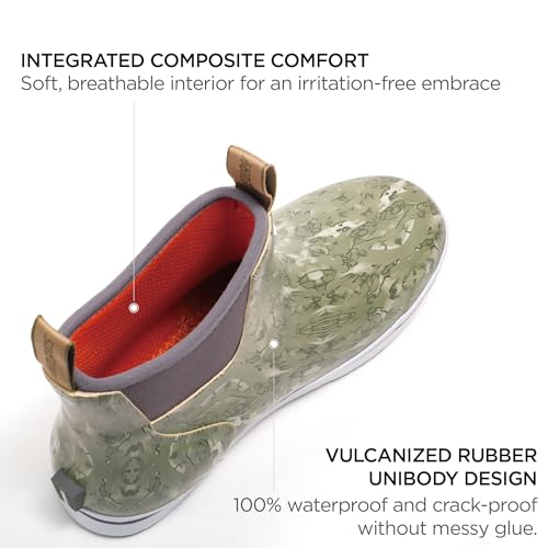 Image of SUREWAY Women's Deck Boots Professional Non-Slip Fishing & Ankle Deck Boot Waterproof Rain Boots