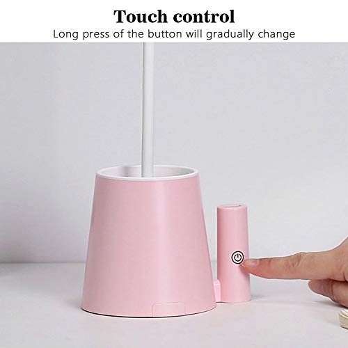 Anself Diodo emissor de luz da lâmpada de mesa proteger dimmable lâmpada de mesa de controle de toqu