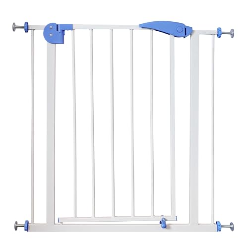 Toboli verstellbares Treppenschutzgitter 75-82 cm, Türschutzgitter ohne Bohren, Treppengitter für Kinder und Tiere