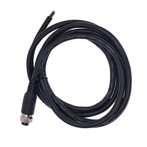 Cable de extensión M12 de 2 pines y conector macho hembra GX12