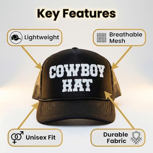 Image of Cowboy Hat Trucker Cap