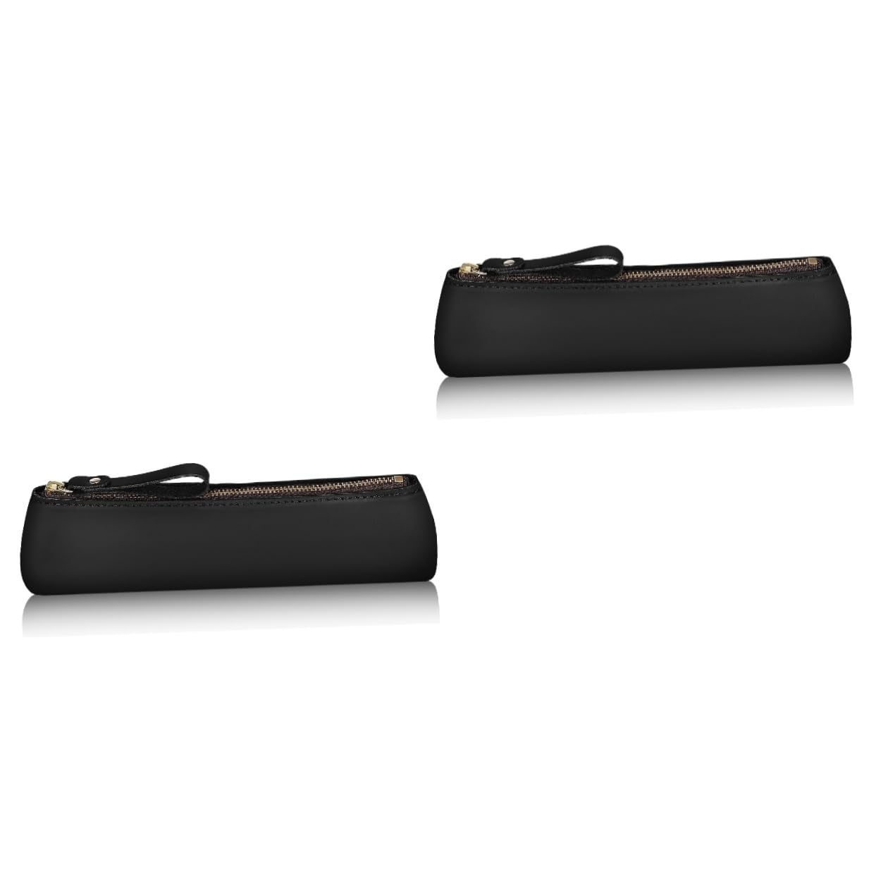 NUOBESTY Astuccio Portapenne Piccolo Da 2 Pezzi in Pelle Per Utensili Da Scrittura Elegante E Con Cerniera