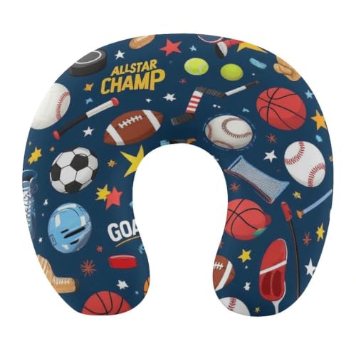 XUTSAKDCJ Multi-Sport U-Neck Pillow with Washable Cover