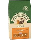 James Wellbeloved Kitten Turkey 4 kg Bag, Hypoallergenic Dry Cat Food