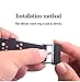 Aliotech 4pcs Rubber Leather Watch Band Strap Loops Black Silicone Replacement Resin Watch Bands Keeper Holder Retainer (Size: 20mm)
