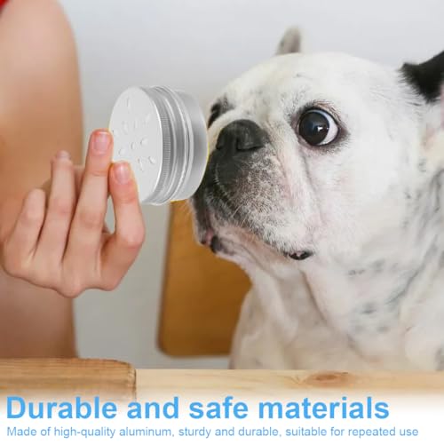 NOPKESV 5 Stück Hundeduftboxen,Training Hundeduft Nase Geruchsbehälter,Aluminium-Duftdosen, Dufttrainingswerkzeuge, Agility-Trainingsgeräte für das Welpendufttraining