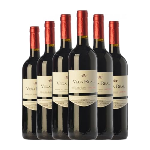 Vega Real Tempranillo Ribera del Duero Roble 75 cl Vino tinto (Caja de 6 Botellas de 75 cl)