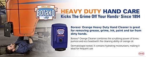 Boraxo Orange Heavy Duty Hand Cleaner with Scrubbers, 2L Dispenser Refill (Pack of 4)