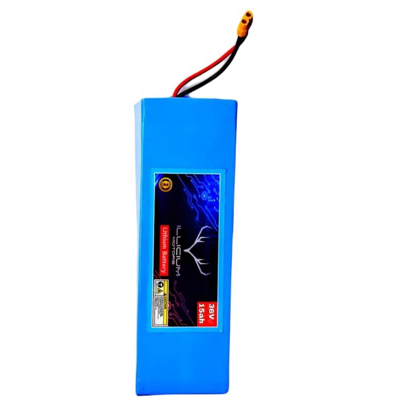 Image of 36V 15Ah Lithium-Ion Battery | Up to 60KM Range | 550W Electric Bicycle Battery with Smart BMS | Fast-Charging E-Cycle Battery Pack for Hero Lectro and Others Electric Bicycle