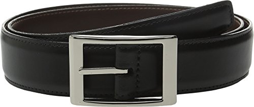 Men's Reversible 33MM w/Aniline Leather, Black/Brown, 32