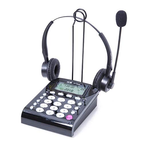 Telefon/schnurloses Telefon, Festnetztelefon, Kopfhörertisch Telefon mit Stirnband Call Center Telefon mit Freisprecheinrichtung, Business Dialpad