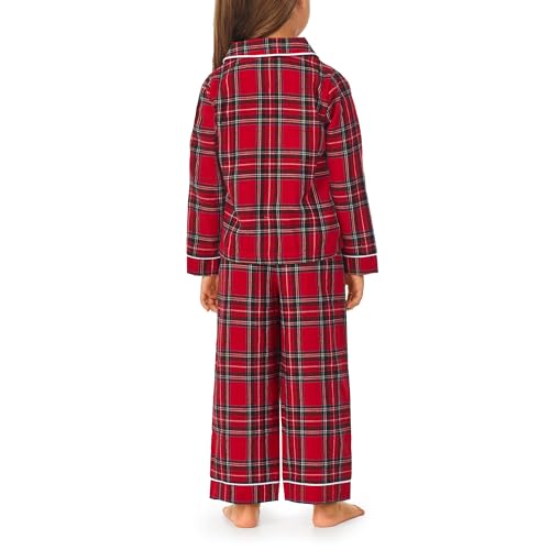 Sleepwear for Children Classic Long Sleeve and Pant Holiday Flannel Boys and Girls Pajamas (Toddler & Kids)4