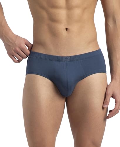 Image of Jockey 8035 Men Super Combed Cotton Solid Brief with Ultrasoft Concealed Waistband