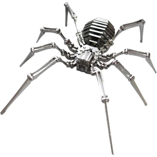 Vlwm ?魔? 鋼魔獣 蜘蛛王 クモの王 3D 立体 金属模型 メタル パズル DIY 玩具 手組み立て おもちゃ 子供 大人 向け プレゼント 贈り物 (【スパイダーキング】 DIY)