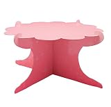 mostrador cupcakes Color rosa DeColorDulce Expositor Tartas cartón, Rosa, 35 x 35 x 35 cm