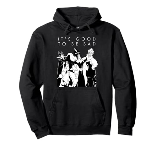 Disney Villain Squad sweatshirt hoodie noir imprimé Good To Be Bad