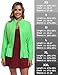 Little Donkey Andy Women's Casual Jacket Long Sleeve Hiking Athletic Golf Jackets UPF 50+ Sun Shirt with Elastic Waistband Fluorescent Green Small