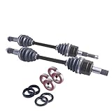 East Lake Axle front cv axles wheel bearings & seals set compatible with Yamaha Rhino 450/660 2006 2007-2009