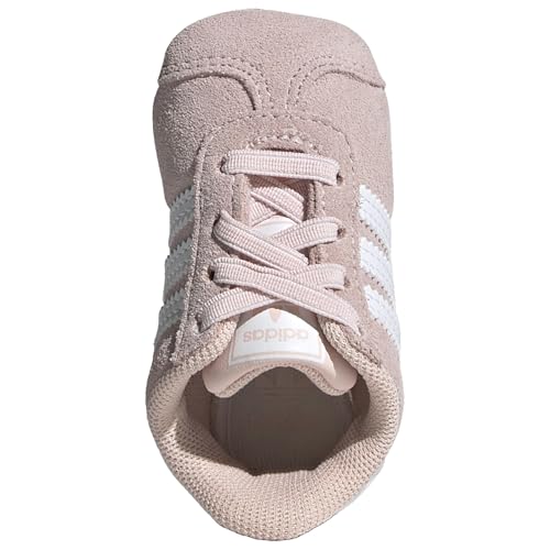 Adidas Originals Gazelle Crib - Girls' Toddler (JI2045, Icey Pink/White/White)4