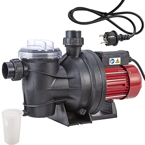 Arebos Pompa per piscina Elettrico | Filtro per pompa | Pompa di circolazione | 800W | 15.000 l/h |...