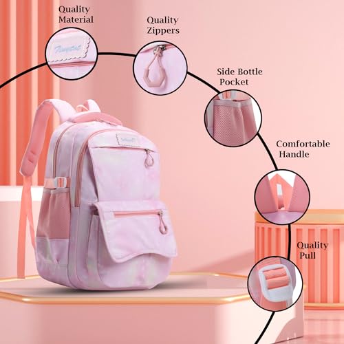 Image of Tinytot 30 Litre, Stylish & Trendy Water Resistant High Storage Multi-purpose School Backpack College Bag Travel Standard Backpack Bag For Boys & Girls, 2nd Standard Onward, 19 Inch