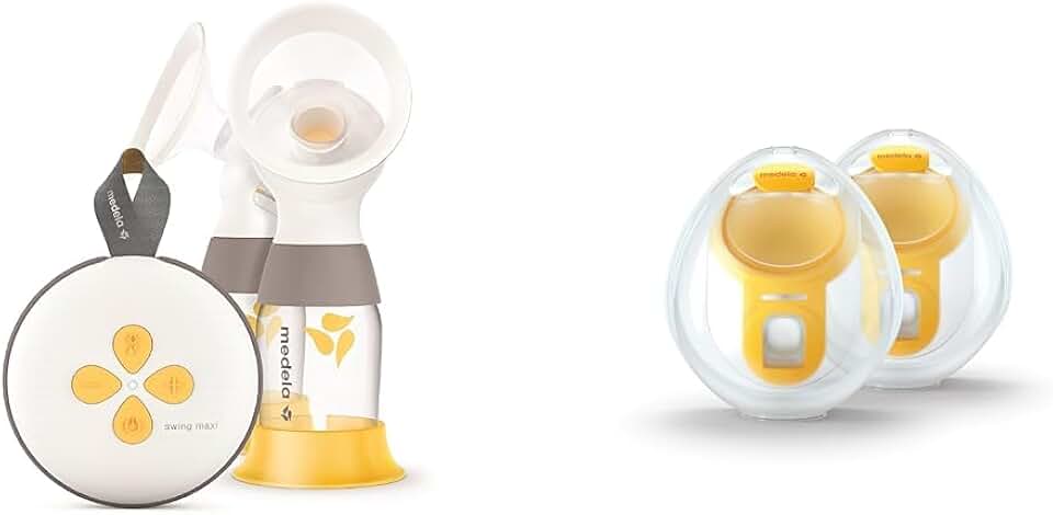 Kit Medela Extração com Mãos Livres + Bomba Tira Leite Elétrica Dupla Swing