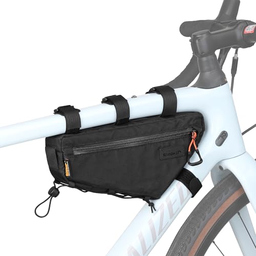 Rhinowalk 自転車フロント フレーム バッグ防水自転車バッグ 1.7 L サイクリング アクセサリー ナイロン パック ポーチ MTB ロード バイク サイクリング通勤と屋外の冒険のため