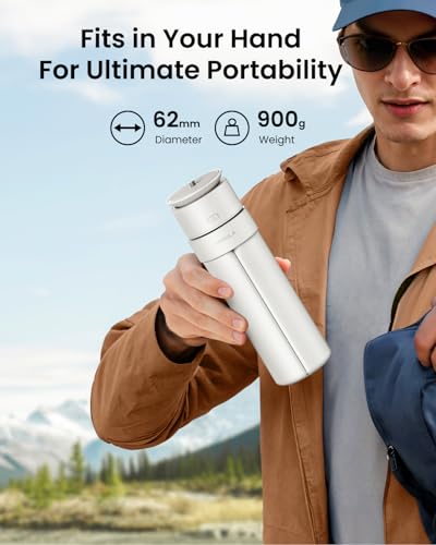 Image of NEBULA Capsule Power Bank Tripod, Up to 2H Built-in Battery, Adjustable Height from 215mm to 840mm, 0-90 Degree Adjustable Viewing Angle, 3s Easy Setup, for Capsule 3, Capsule 3 Laser, Capsule Air