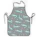 Fartuch kuchenny krokodyl tabbard fartuch personalizowany fartuch nowość spersonalizowane fartuchy do prac domowych, pieczenia, grilla, 52 x 72 cm