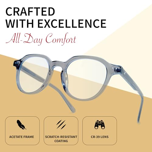 Image of Xenvue Blue Light Blocking Glasses for Men - Premium + Stylish Computer and Screen Eyewear, Reduce Eye Strain