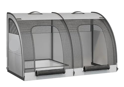 大型犬用ベッド 猫用キャリアシート バックパック 子犬用カバーシート 旅行用ノベルティ 車載用ペット用品(Grey)