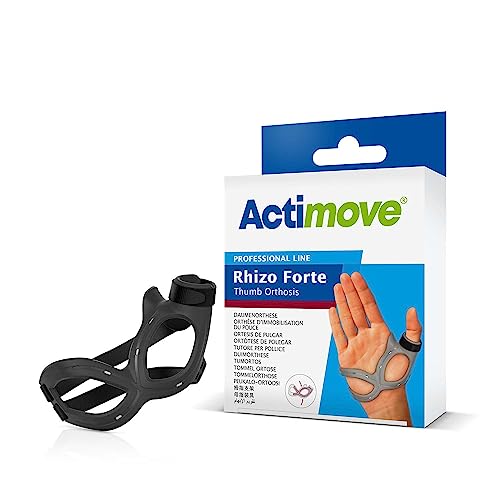 Actimove Professional Line Rhizo Forte Thumb Brace, Left, Black, Large