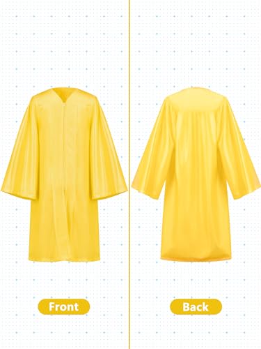 Image of QZYL Kindergarten Graduation Cap and Gown Set, 2026 Congrats Grad Outfit with Tassel & Certificate for Kindergarten