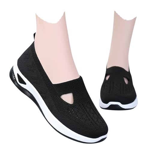 Sandales Blanches Mules Compensées Femme Chaussure Femme été Confortable Orthopédiques Sandale À Arrière Lavables Sandal Bout Ouverte De Sport...