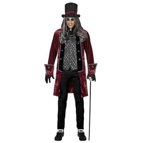 W WIDMANN MILANO Party Fashion - Costume vampire victorien, suceur de sang, gothique, Halloween, carnaval