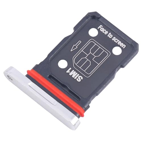 Image of Original SIM Card Tray + SIM Card Tray for OnePlus 12 PJD110, CPH2573, CPH2581 (Silver (Glacial White))