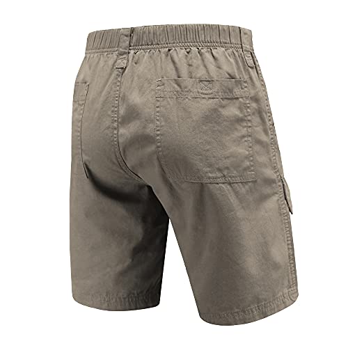 Vayager Men's Cargo Shorts Cotton Lightweight Multi Pocket Casual Outdoor Hiking Shorts #TOP1
