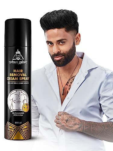 Image of UrbanGabru Hair Removal Spray (200 ml) | Hair removal in a painless manner | Lemon Fragrance